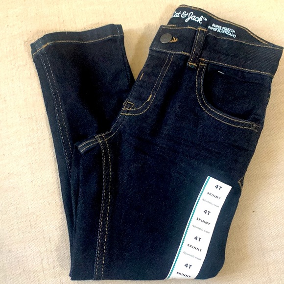 4 pairs 4t & 4reg jeans. Skinny and relaxed fit. - Picture 6 of 9